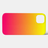 Coques Case-Mate iPhone Jaune Orange Rose Vivid Ombre Moderne (Verso (horizontal))