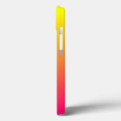Coques Case-Mate iPhone Jaune Orange Rose Vivid Ombre Moderne (Verso / Gauche)