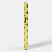 Coques Case-Mate iPhone Jaune pastel chic Abeille Grille Bible Reine Abeil (Verso / Droite)