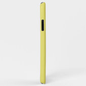 Coques Case-Mate iPhone Jaune pastel solide (Dos/Droite)