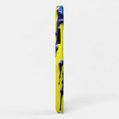 Coques Case-Mate iPhone Jaune pourpre bleu noir vif Abstrait (Dos/Droite)