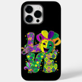 COQUES Case-Mate iPhone JAUNE PURPLE VERT MARDI GRAS AMOUR & MASK (Verso)