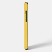 Coques Case-Mate iPhone Jaune Rouge Monogramme Classique Script Plain (Verso / Gauche)