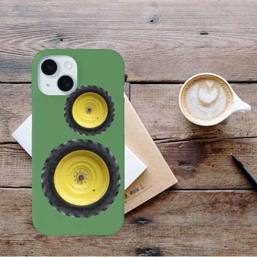 Coques Case-Mate iPhone Jaune Tracteur agricole Roues