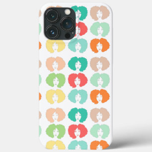 Case-Mate iPhone Case jaune vert rose orange fille avec Afro
