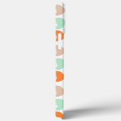Coques Case-Mate iPhone jaune vert rose orange fille avec Afro (Verso / Droite)