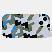 Coques Case-Mate iPhone Jazz Art Déco Retro Zig Zag Motif (Verso (horizontal))