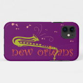 Coques Case-Mate iPhone Jazz de la Nouvelle-Orléans (Dos (Horizontal))