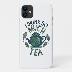 Case-Mate iPhone Case Je Bois Tellement de Thé, Joli Théière
