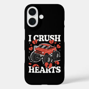 Coques iPhone 16 Je Casse les Cœurs Monstre de la Saint-Valentin