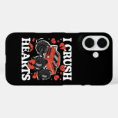 Coques Case-Mate iPhone Je Casse les Cœurs Monstre de la Saint-Valentin (Verso (horizontal))