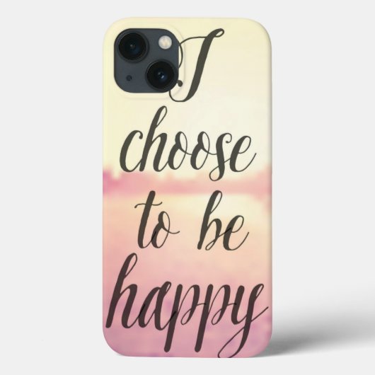 Coques Case-Mate iPhone Je choisis d'être heureux (Verso)