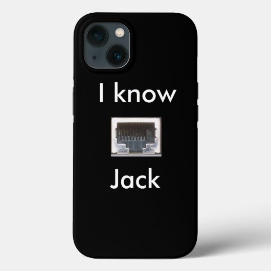 Coques Case-Mate iPhone Je connais la prise de réseau Ethernet (Verso)