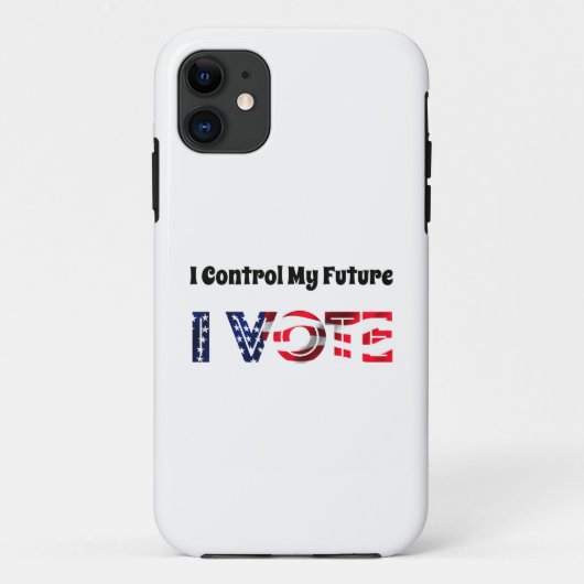 Coques Case-Mate iPhone Je contrôle mon avenir - Je vote (Dos)