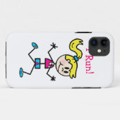 Coques Case-Mate iPhone Je cours ! (Dos (Horizontal))