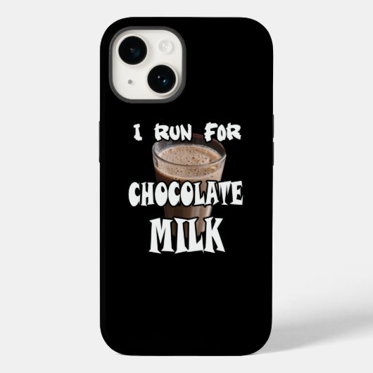 Coques Case-Mate iPhone Je cours pour le lait chocolaté Running (Verso)