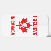 Coques Case-Mate iPhone Je crois au Canada - Funny Bigfoot (Verso (horizontal))