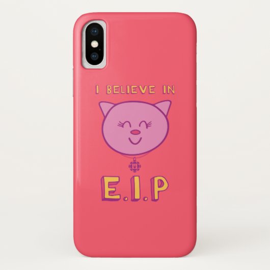 Coques Case-Mate iPhone Je crois en l'affaire de téléphone E.I.P (Dos)