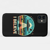 Coques Case-Mate iPhone Je crois - OVNI (Dos (Horizontal))