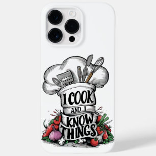 Coque Pour Pour iPhone 14 Pro Max Je cuisine et je sais des choses drôle cuisine