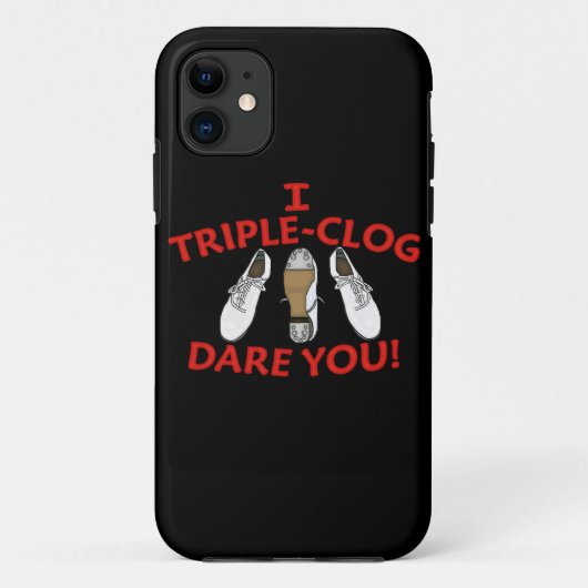 Coques Case-Mate iPhone Je défi de Triple-Entrave vous (Dos)