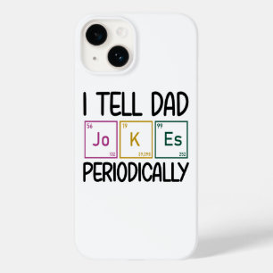 Coque Pour iPhone 14 Je Dis À Papa Des Blagues Périodiquement