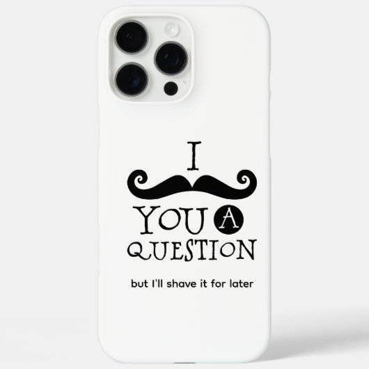 Coques Case-Mate iPhone Je Dois Vous Poser Une Question (Verso)