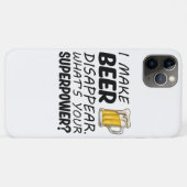 Coques Case-Mate iPhone Je fais disparaître la bière (Dos (Horizontal))