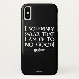 COQUE iPhone X JE JURE SOLENNELLEMENT QUE JE N'AI RIEN DE BON EN