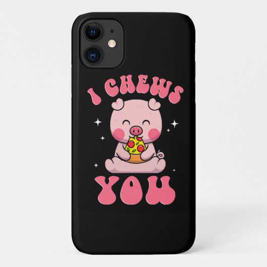 Coques Case-Mate iPhone Je mâche ta pizza (Dos)