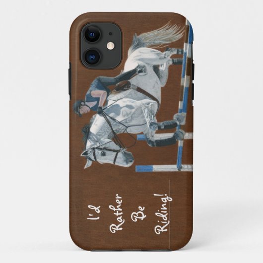 Coques Case-Mate iPhone Je monterais plutôt ! Cas équestre de l'iPhone 5 (Dos)