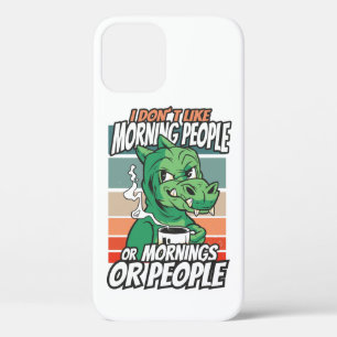 Case-Mate iPhone Case Je n'aime pas les gens du matin, ni les matins, ni
