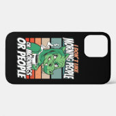Coques Case-Mate iPhone Je n'aime pas les matins, les matins ou les gens (Verso (horizontal))