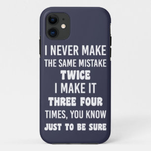 Case-Mate iPhone Case Je Ne Fais Jamais La Même Erreur. Funny Sarcasti