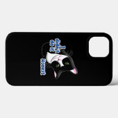 Coques Case-Mate iPhone Je ne l'ai pas fait Chat (Verso (horizontal))