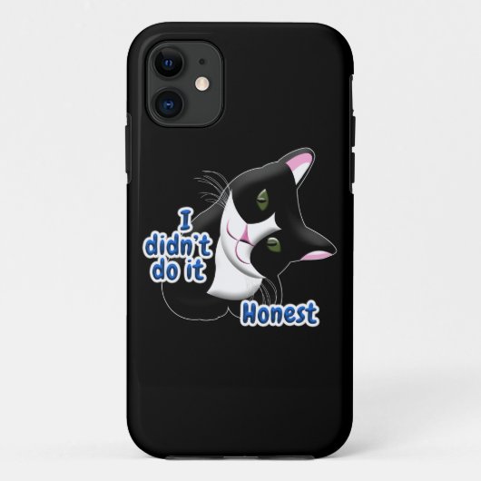 Coques Case-Mate iPhone Je ne l'ai pas fait Chat (Dos)