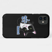 Coques Case-Mate iPhone Je ne l'ai pas fait Chat (Dos (Horizontal))