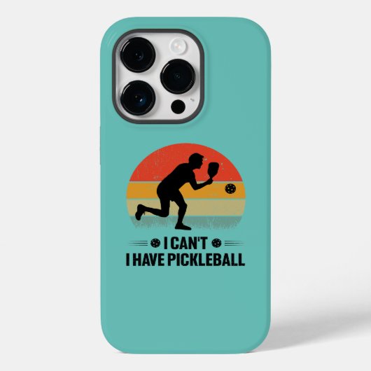 Coques Case-Mate iPhone Je ne peux pas avoir de pickleball, Pickleball Lov (Verso)