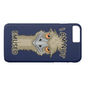 Coques Case-Mate iPhone Je Ne Suis Pas Emusé Drôle Emu Pun (Dos (Horizontal))
