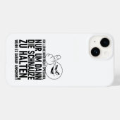 COQUES Case-Mate iPhone JE NE SUIS PAS EN TRAIN D'APPRENDRE À PARLER (Verso (horizontal))