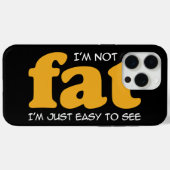 Coques Case-Mate iPhone Je ne suis pas gros (Verso (horizontal))