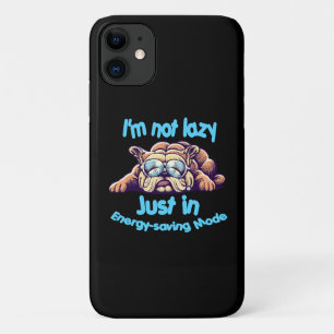Case-Mate iPhone Case Je ne suis pas paresseux, juste en mode économie d