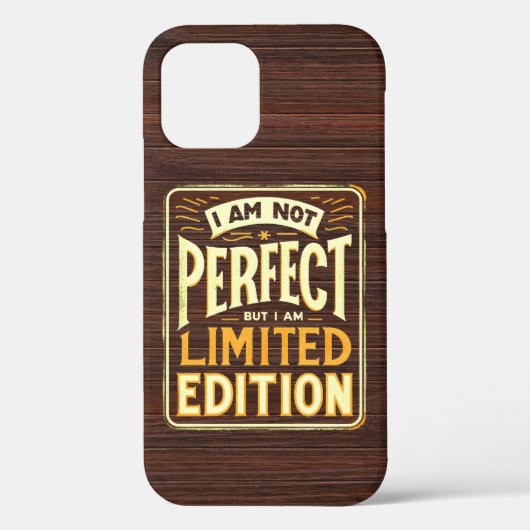 Coques Case-Mate iPhone Je ne suis pas parfait Je suis Limited Edition Mot (Verso)