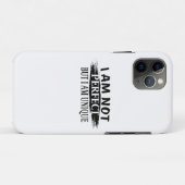 Coques Case-Mate iPhone Je ne suis pas parfait, mais je suis unique (Dos (Horizontal))