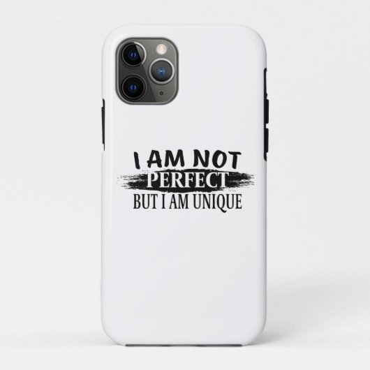 Coques Case-Mate iPhone Je ne suis pas parfait, mais je suis unique (Dos)