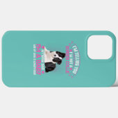 Coques Case-Mate iPhone Je ne suis pas une frontière Collie Ma mère dit qu (Verso (horizontal))
