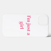 Coques Case-Mate iPhone Je ne suis qu'une petite fille mignonne boîte télé (Verso (horizontal))