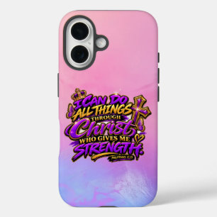 Coques iPhone 16 Je peux faire toutes choses par Christ