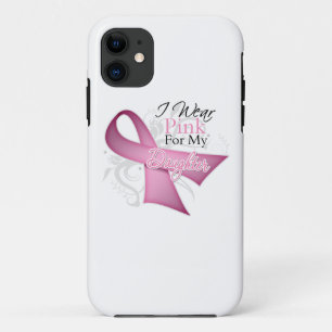 Coque Case-Mate Pour iPhone Je porte le rose pour mon cancer du sein de fille