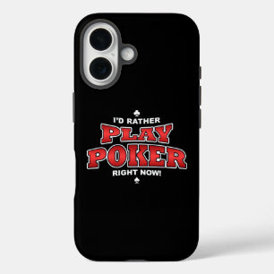 Coques iPhone 16 Je préfère jouer au poker